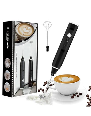 Electric Coffee Beater & Milk Frother – Handheld Coffee Mixer for Cappuccino & Latte
